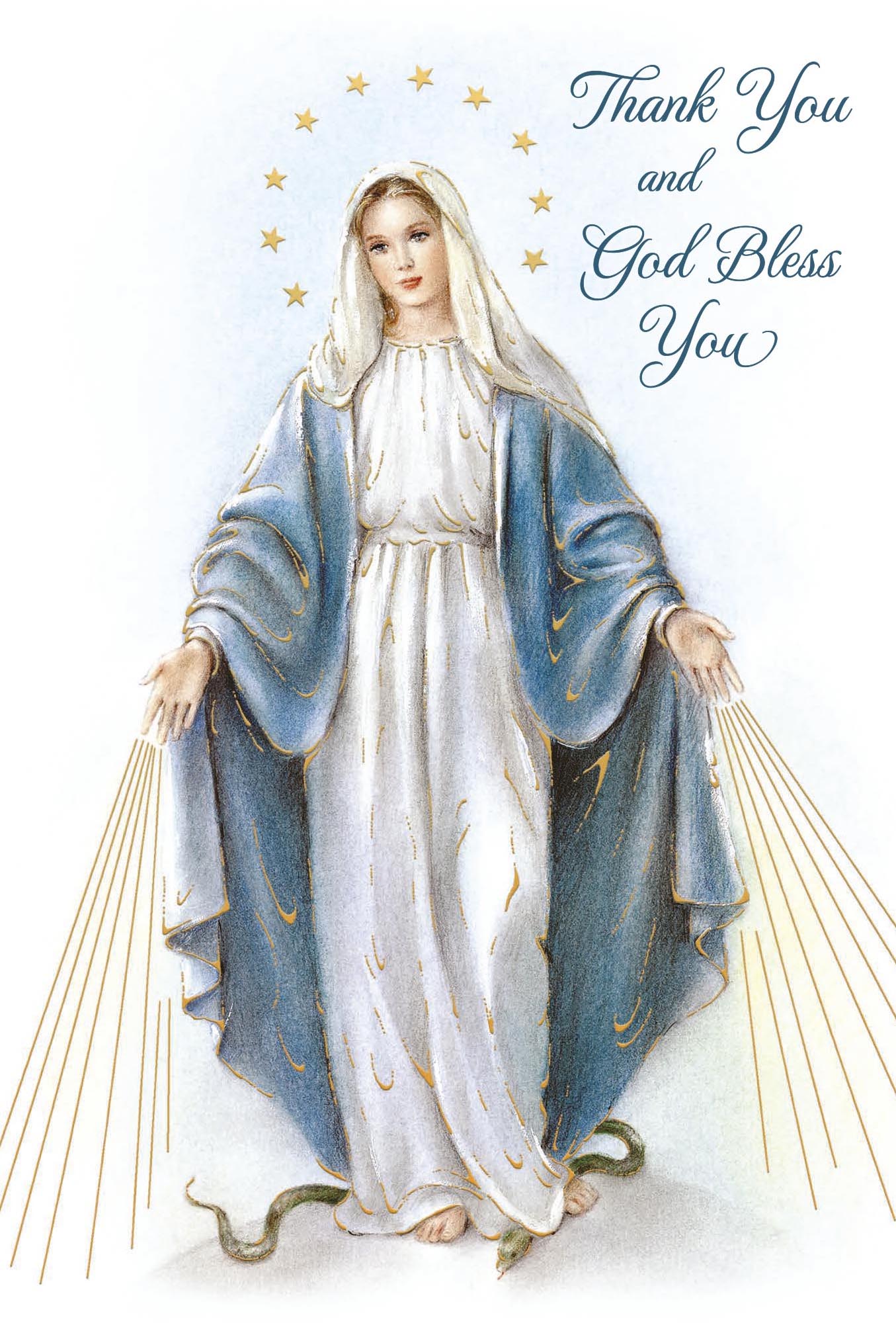 マリア様 Thankyou Greetings of Faith Greeting Cards Thank You | Religious | Catholic